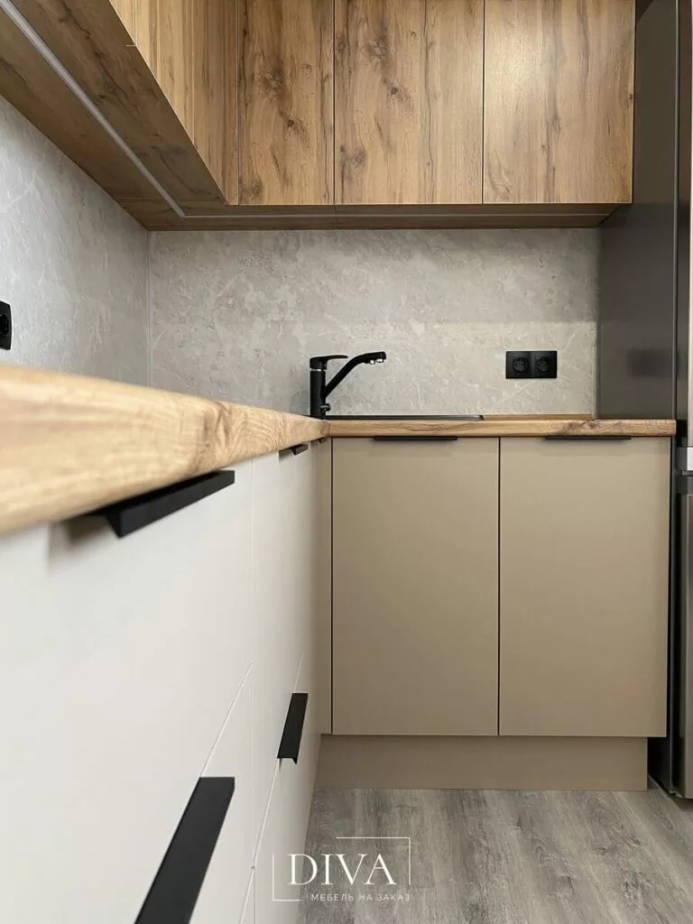 бежевая кухня